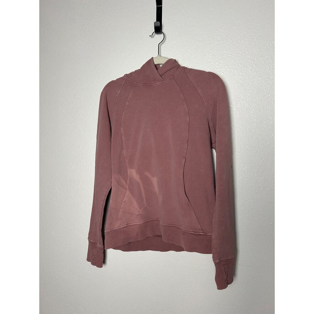 Lululemon Women’s Scuba Sweatshirt Hoodie Washed Quicksand Sun Bleached , Size 6